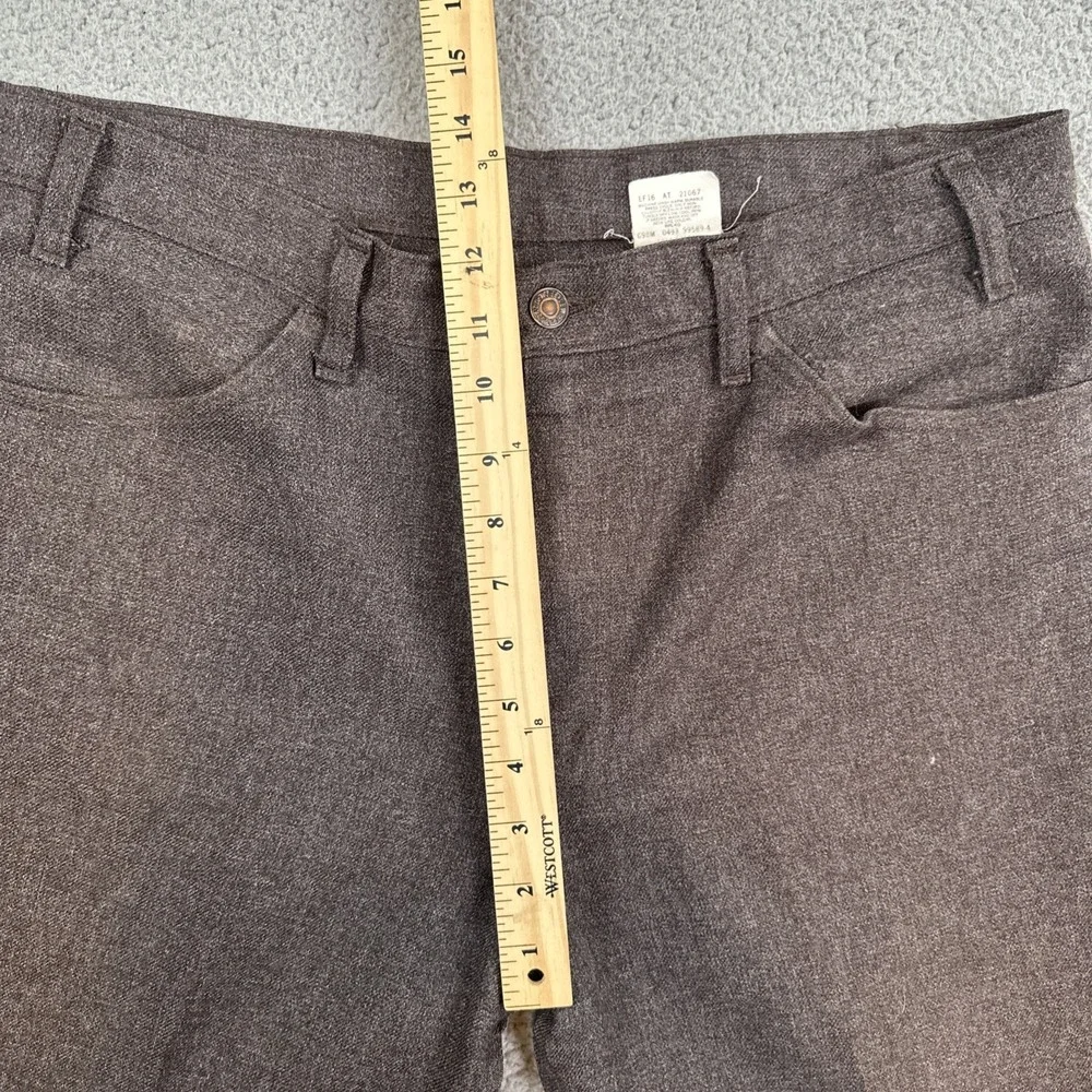VTG 90s Levis 517 Boot Cut Rancher Pants 38x25* Gray Tex Twill Polyester USA